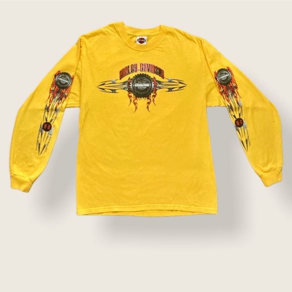 Harley-Davidson Other - VINTAGE Uke’s Harley Davidson Long Sleeve Top